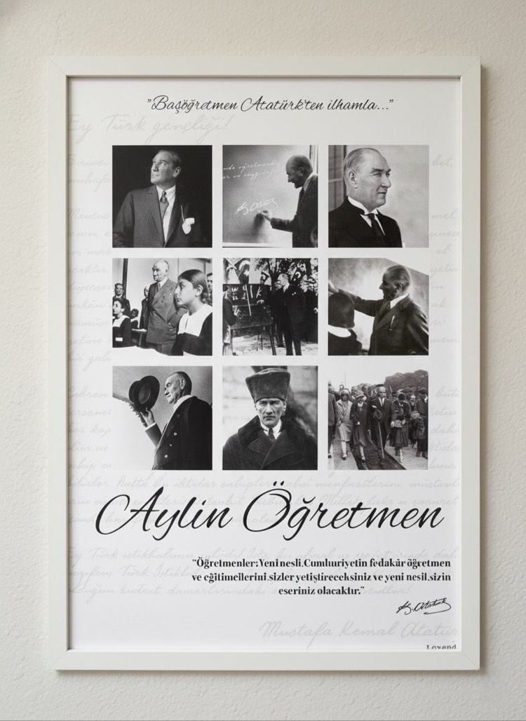 Kişiye özel tasarım çerçeve-4(öğretmenler günü)