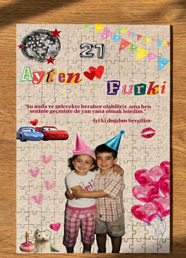 Kişiye Özel Fotoğraflı Yapboz 99Parça