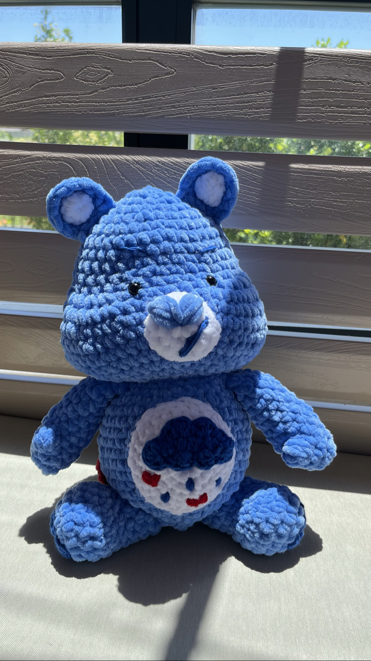 Amigurumi sevimli ayıcıklar-mavi