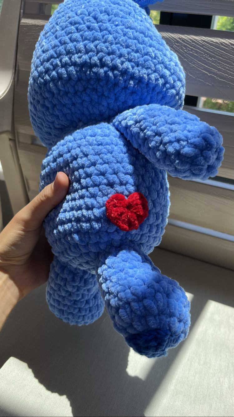 Amigurumi sevimli ayıcıklar-mavi