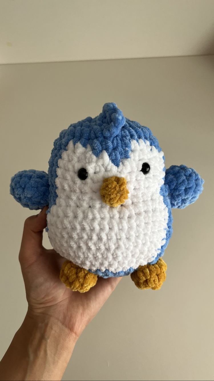 Amigurumi örgü penguen 