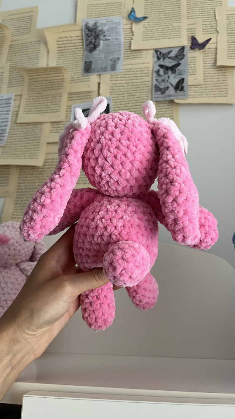 Amigurumi pembe tavşan