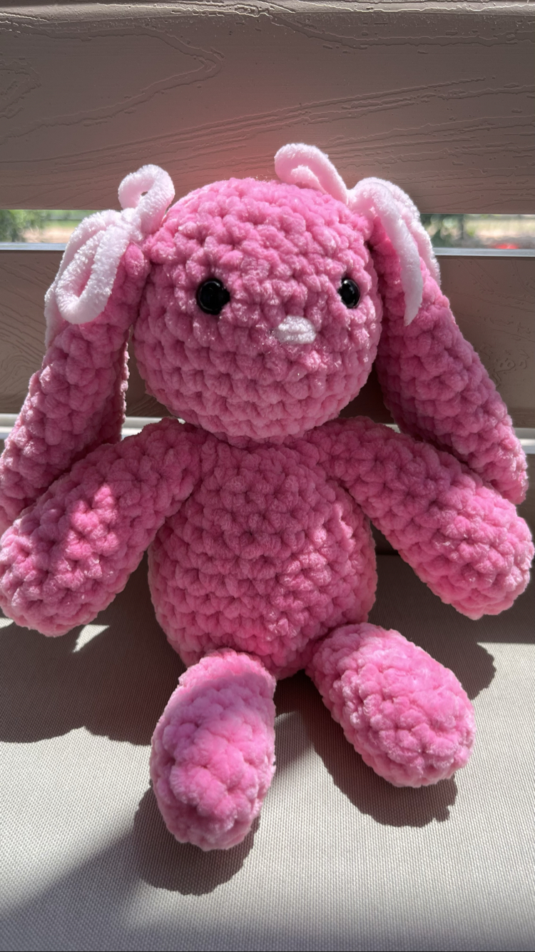 Amigurumi pembe tavşan