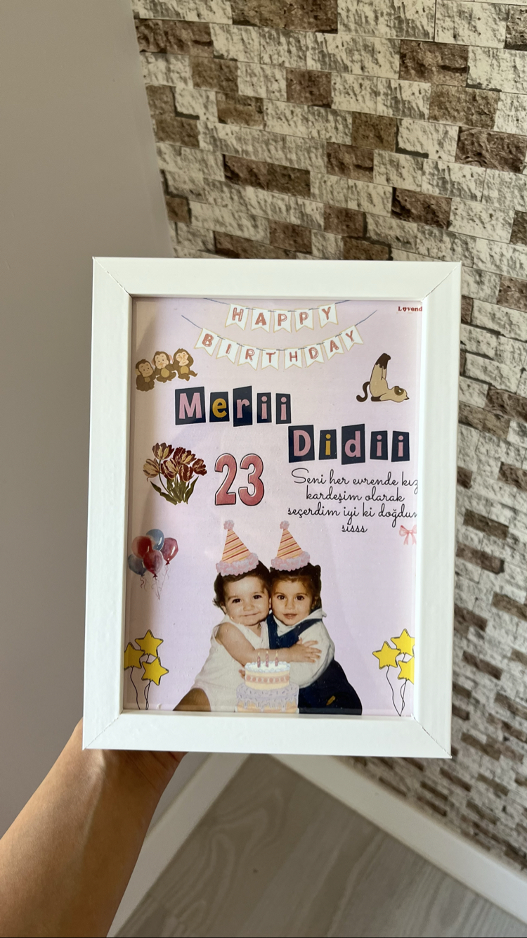 Kişiye özel Tasarım Çerçeve-34
