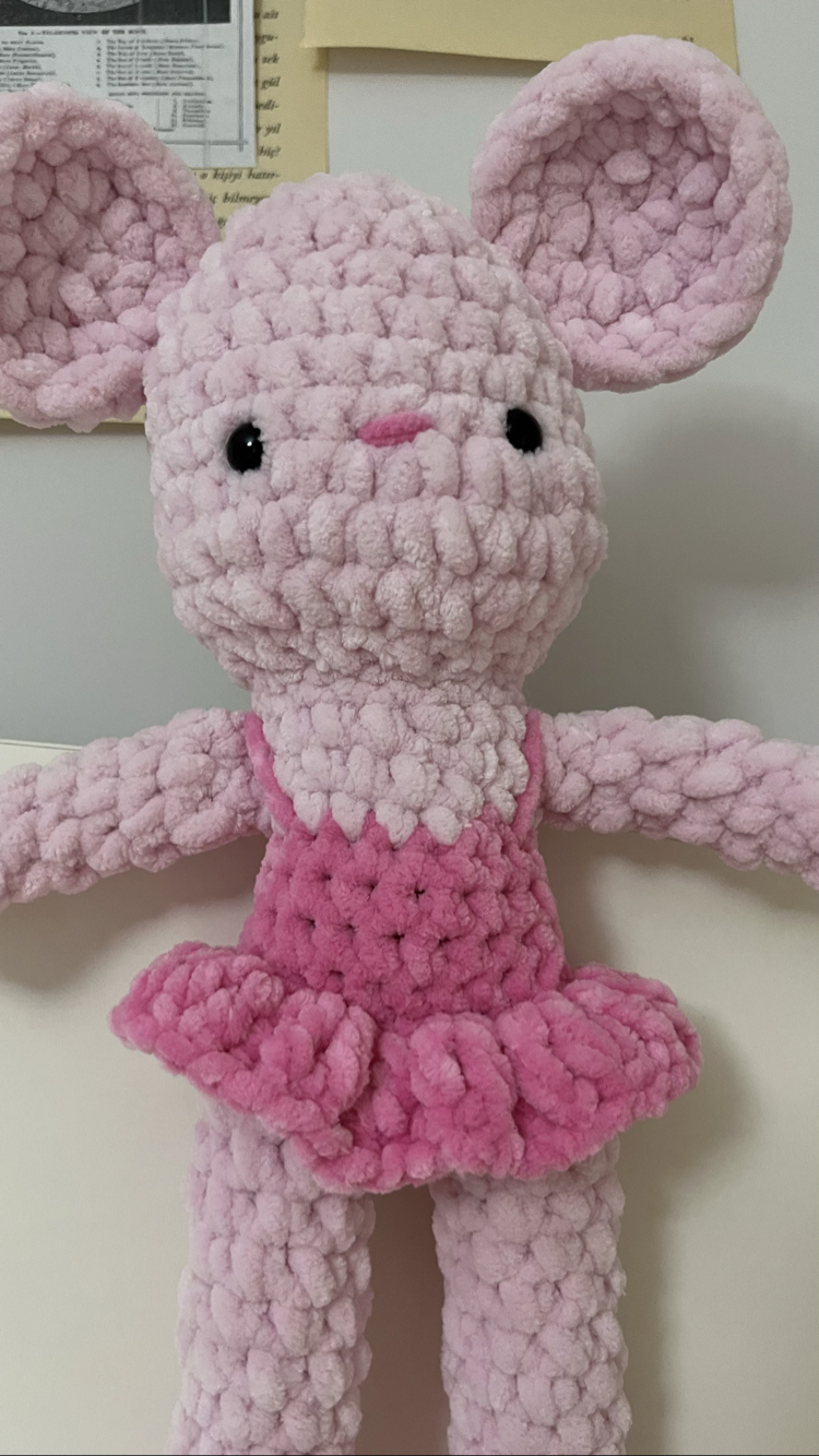 Amigurumi örgü balerin tavşan