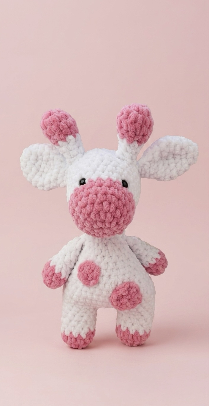 Amigurumi örgü zürafa