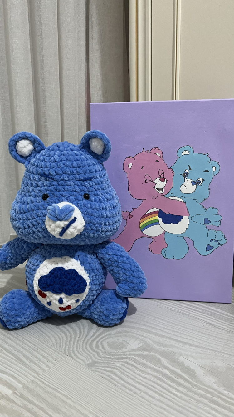 Amigurumi sevimli ayıcıklar-mavi
