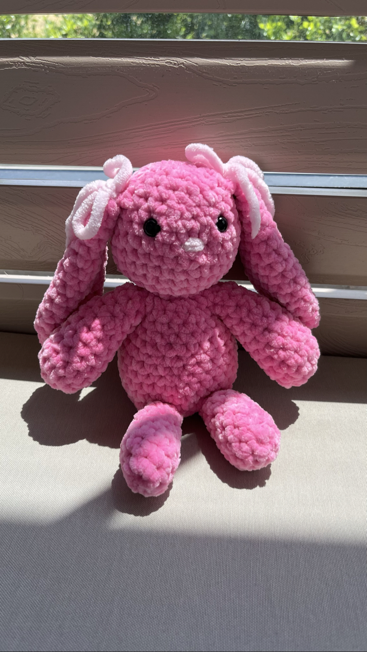 Amigurumi pembe tavşan
