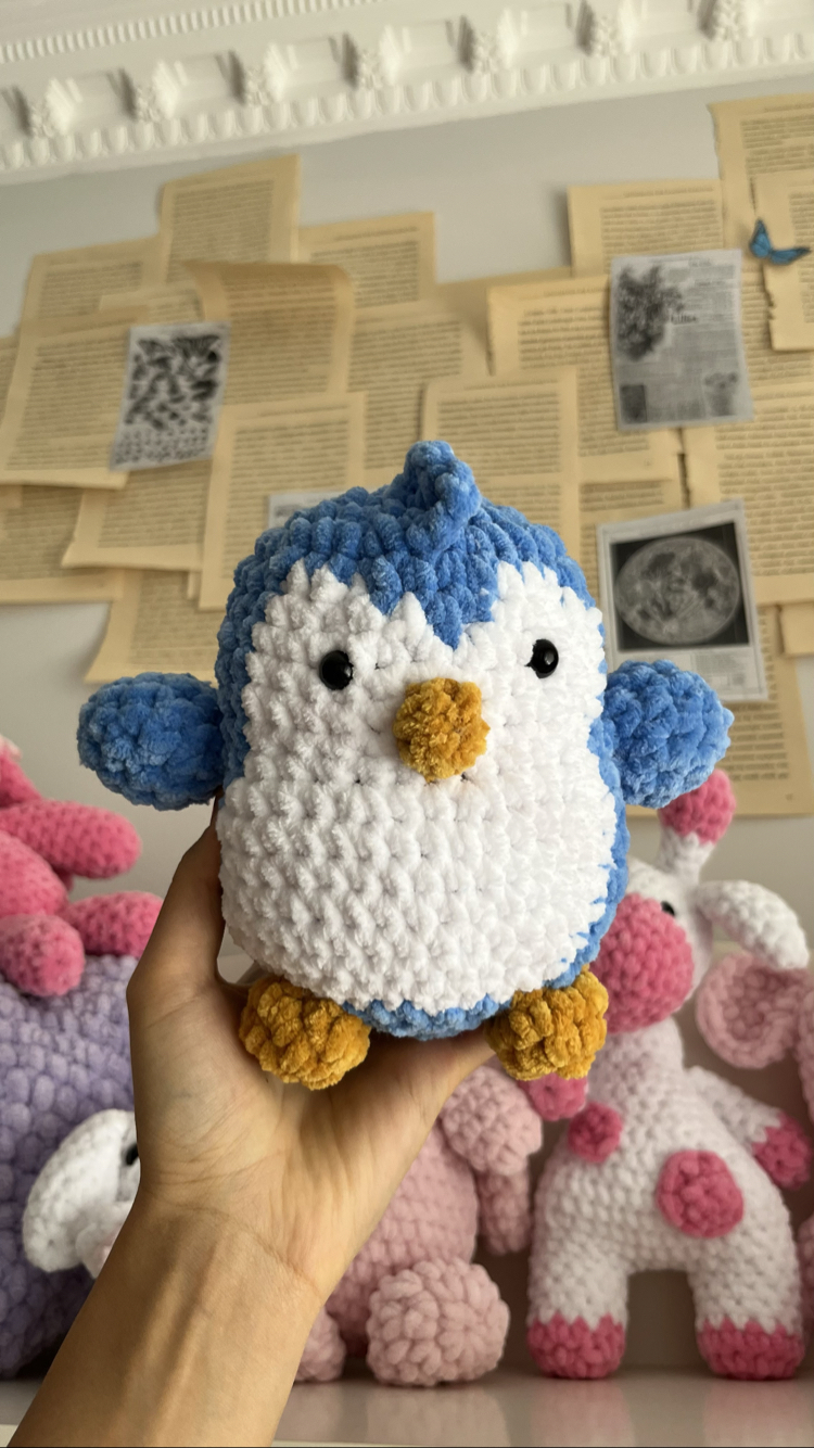 Amigurumi örgü penguen 
