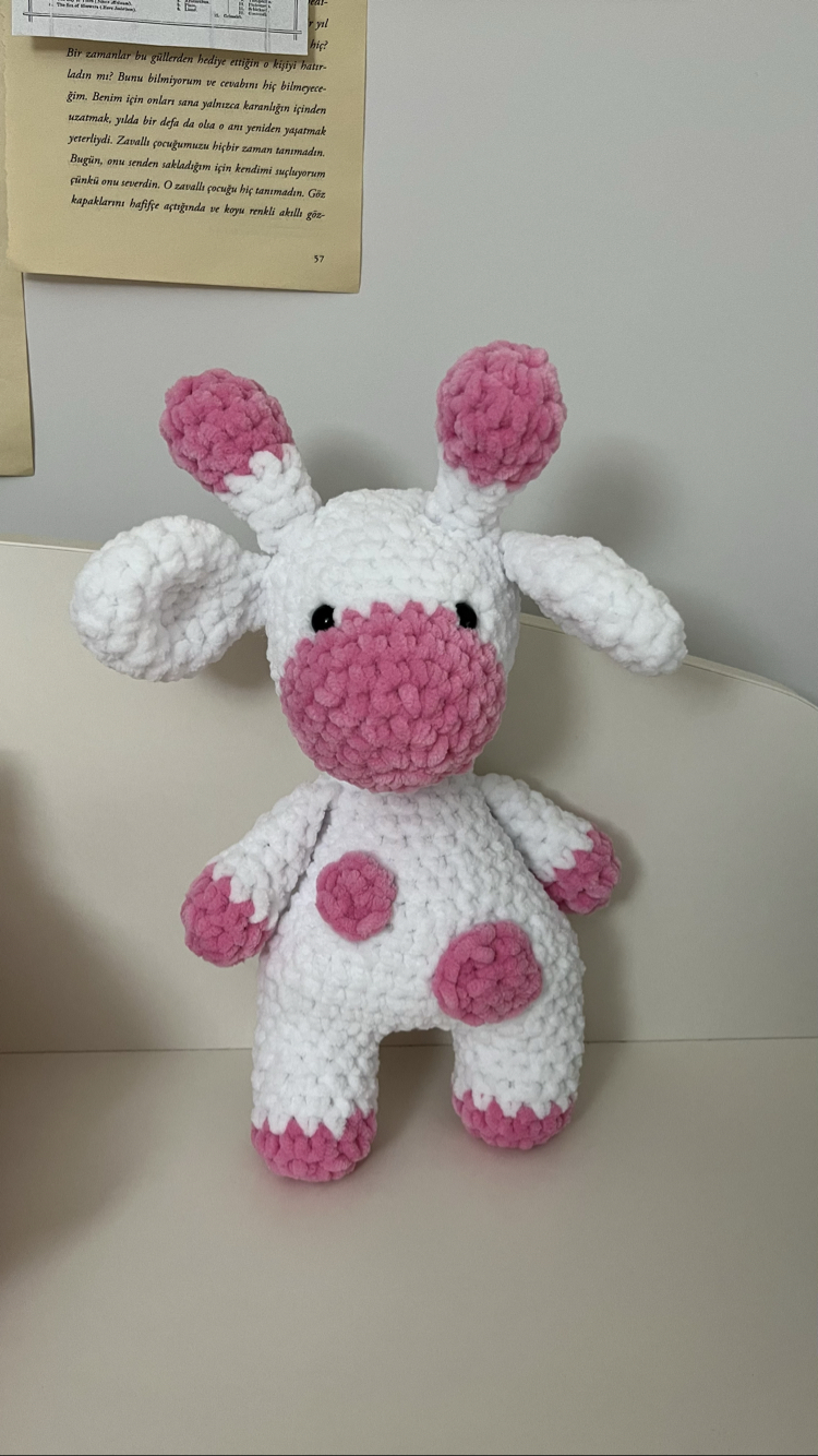 Amigurumi örgü zürafa