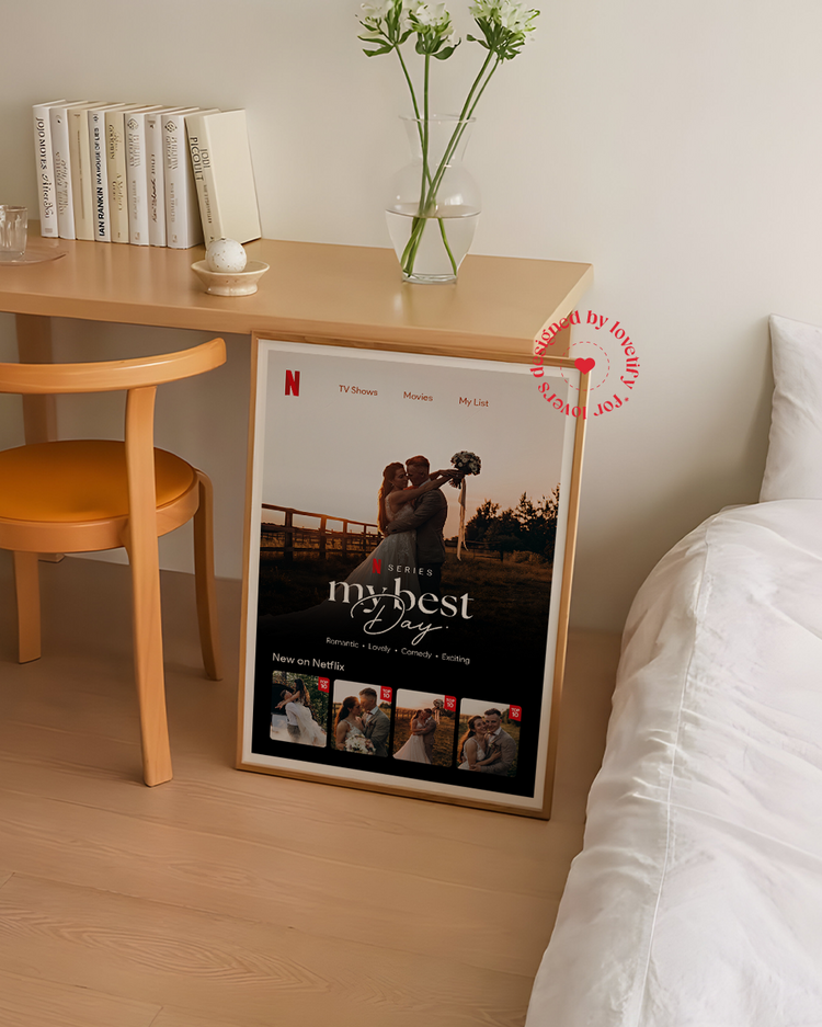 Netflix Temalı Poster | Kişiye Özel Poster