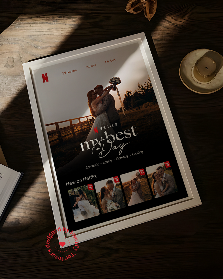 Netflix Temalı Poster | Kişiye Özel Poster