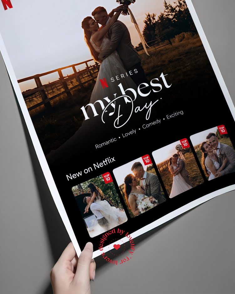 Netflix Temalı Poster | Kişiye Özel Poster