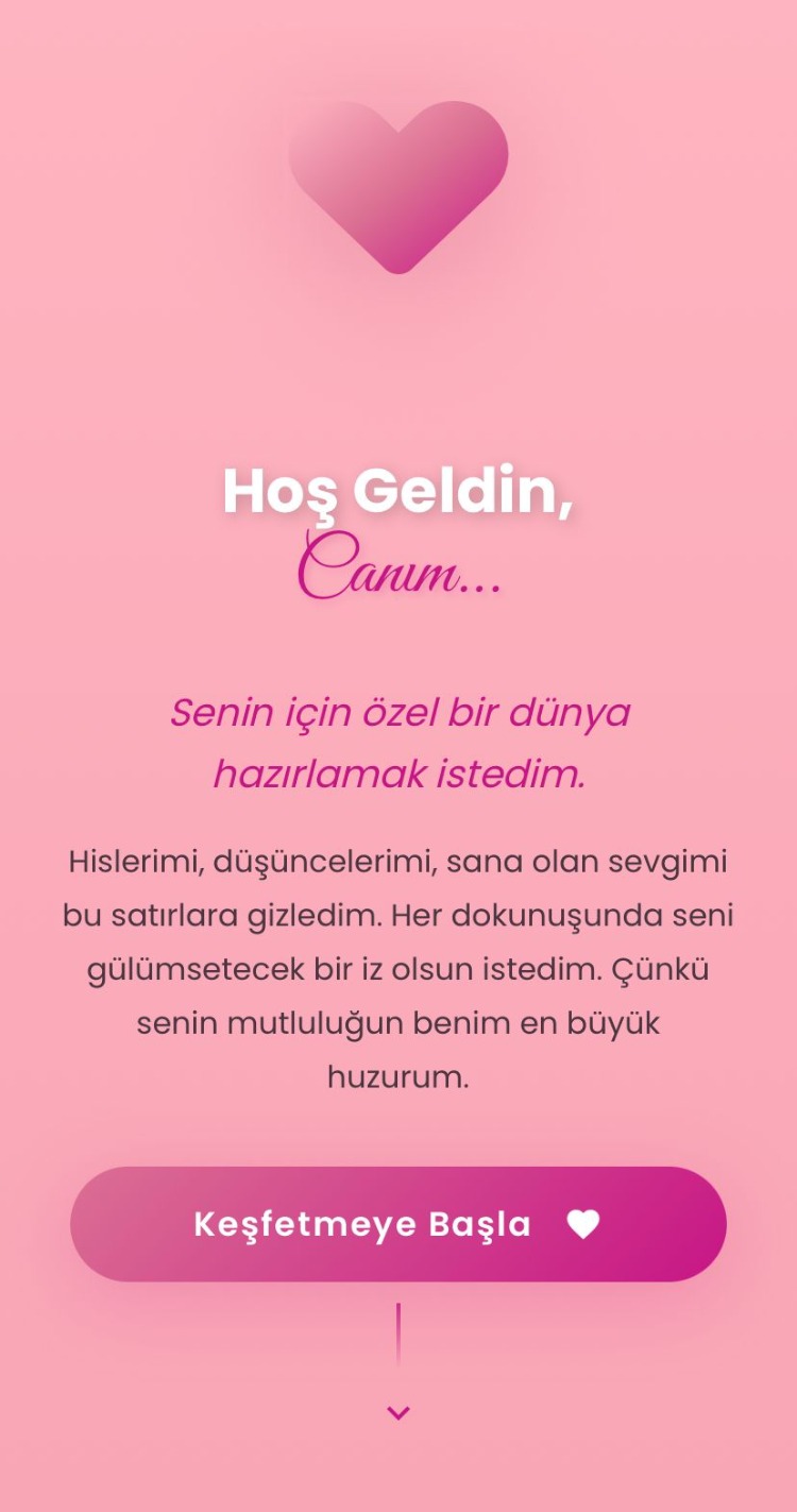 AŞKIMIZIN KİLİDİ SEVGİLİLER GÜNÜ KİŞİYE ÖZEL SİTE