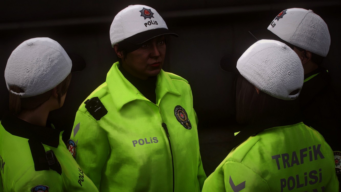 Kadın Trafik Polisi [EUP/Reflective]