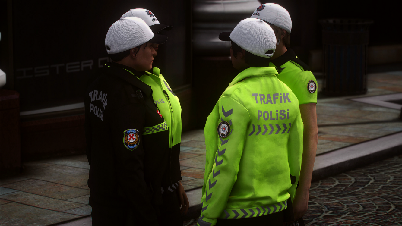 Kadın Trafik Polisi [EUP/Reflective]