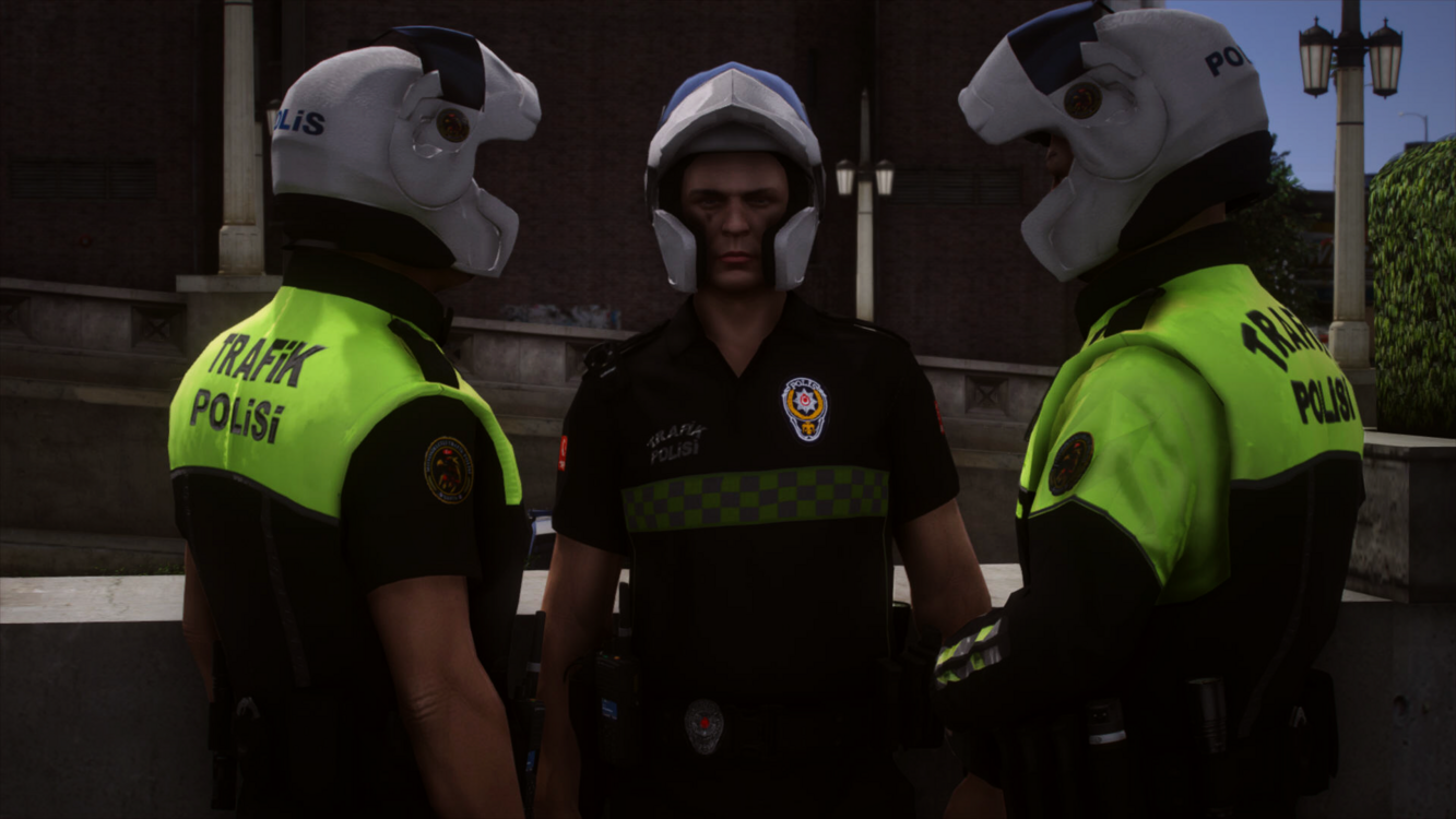 Motosikletli Trafik Polisi [EUP/Reflective]