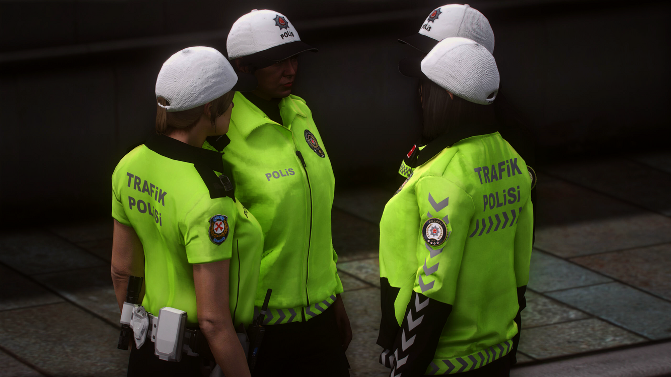 Kadın Trafik Polisi [EUP/Reflective]