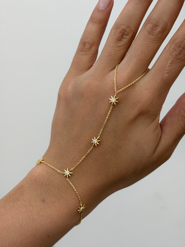 Premium Series Üçlü Minimal Kutup Yıldızı Şahmeran | Gold