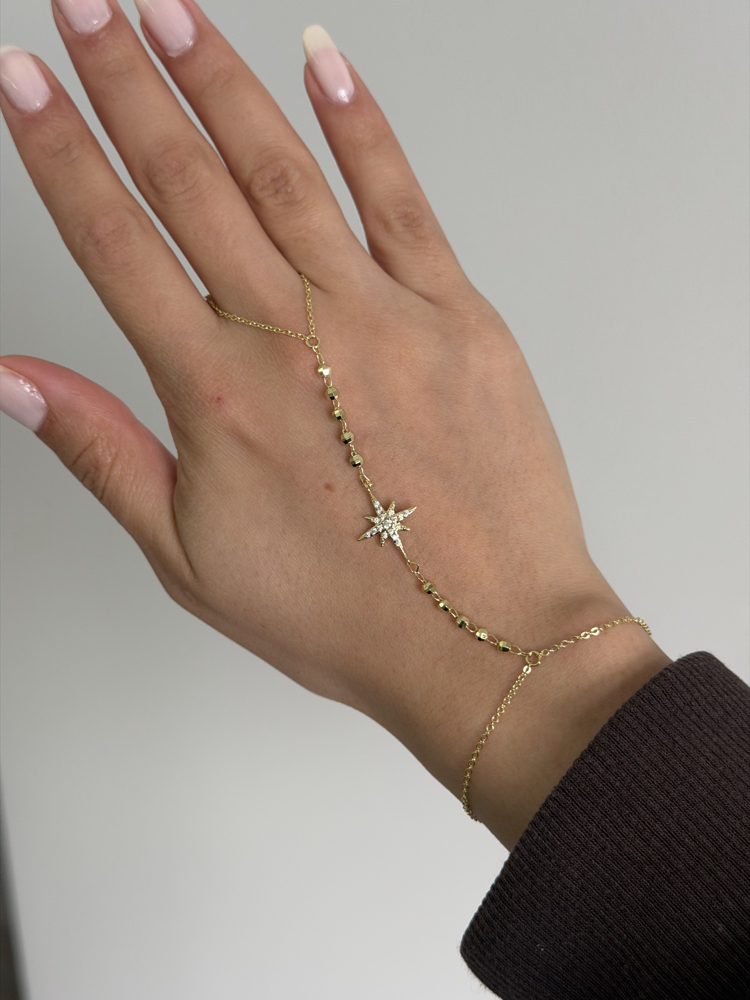  Çelik Topçuklu Kutup Yıldızı Şahmeran | 14k gold