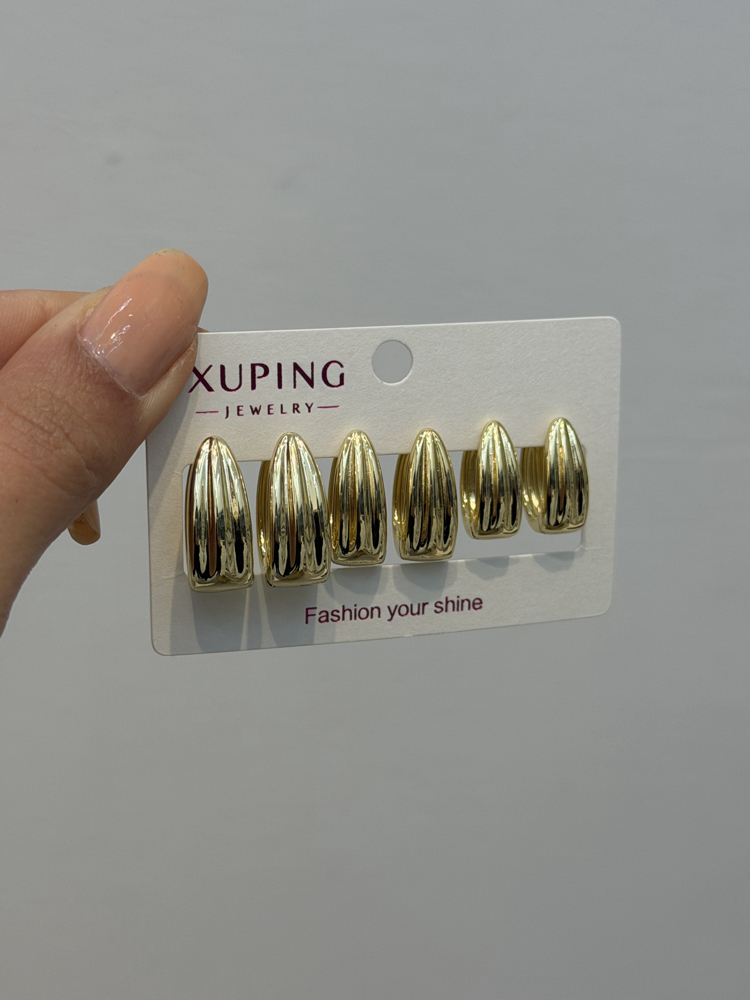 Xuping 14k Basic Halka Set Küpe 2