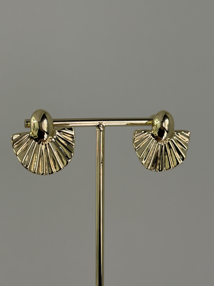 Xuping Yelpaze Küpe | 14k Gold