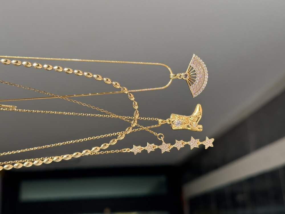 Çelik Gold Kolye KOMBİNİ