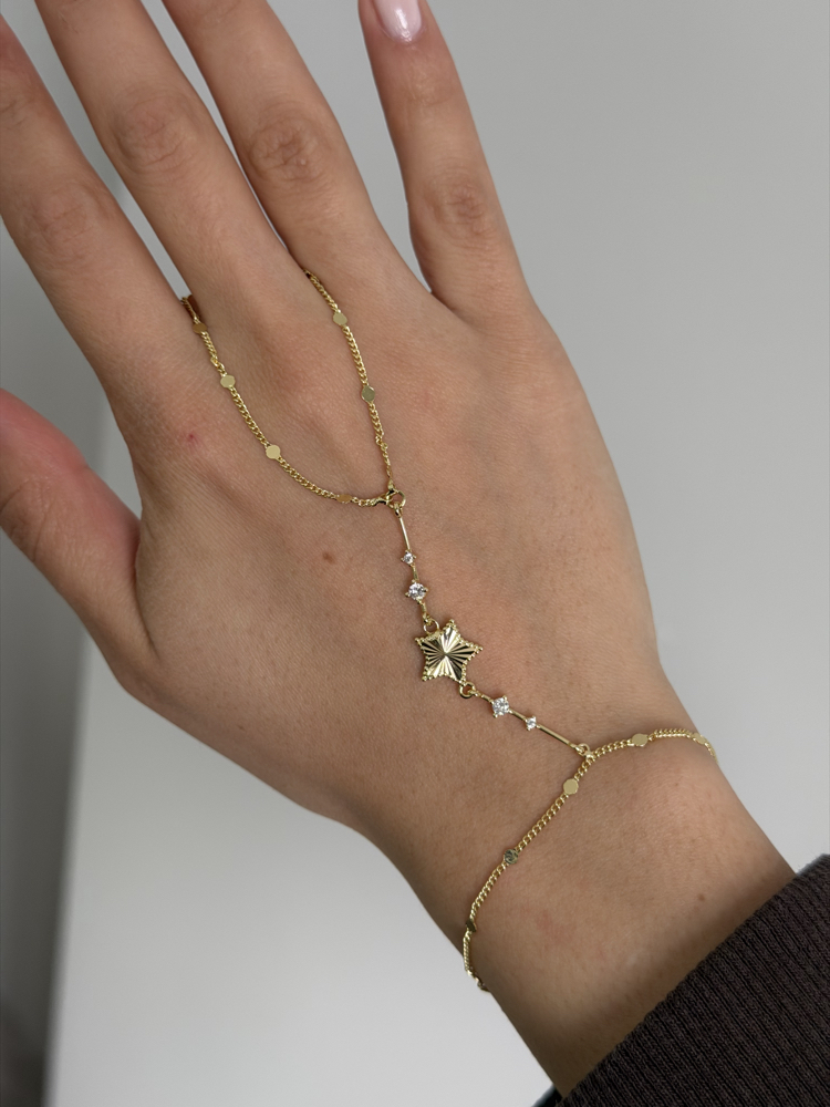 Çelik Parlak Yıldız Şahmeran | 14k gold