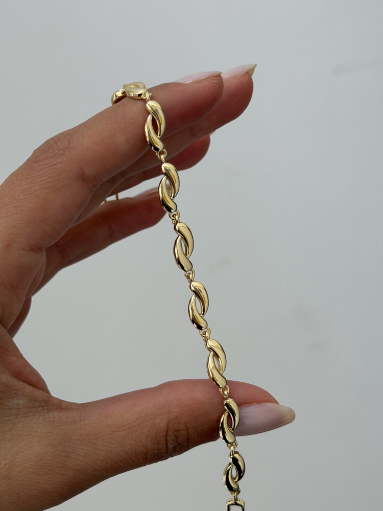 Premium Seri Vintage Damla Bileklik | Gold