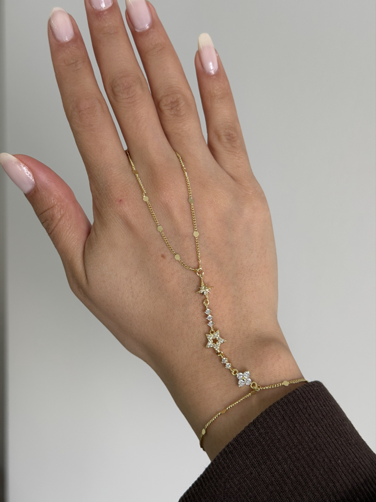 Çelik Yıldız Figürlü Şahmeran | 14k gold