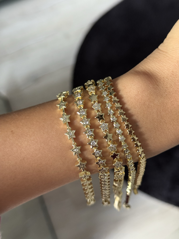 Basic Star Bileklik | 14k Gold