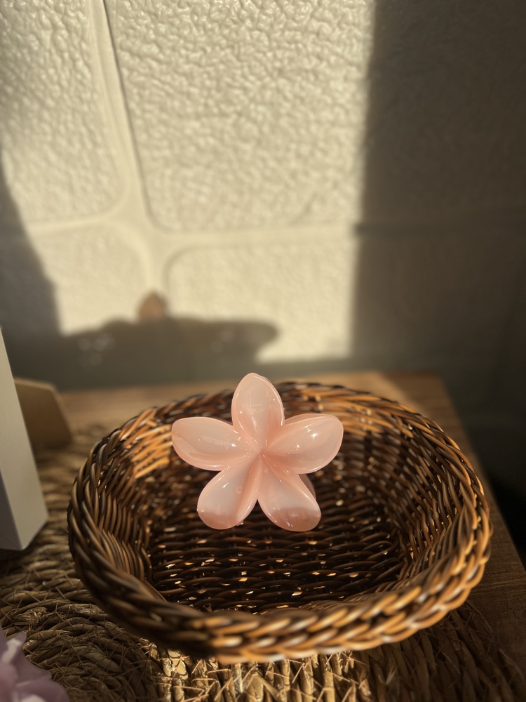 Soft Pembe Lotus Saç Tokası