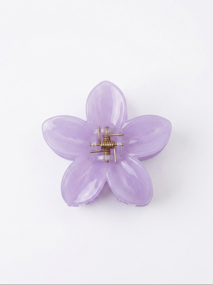 Lila Lotus Saç Tokası