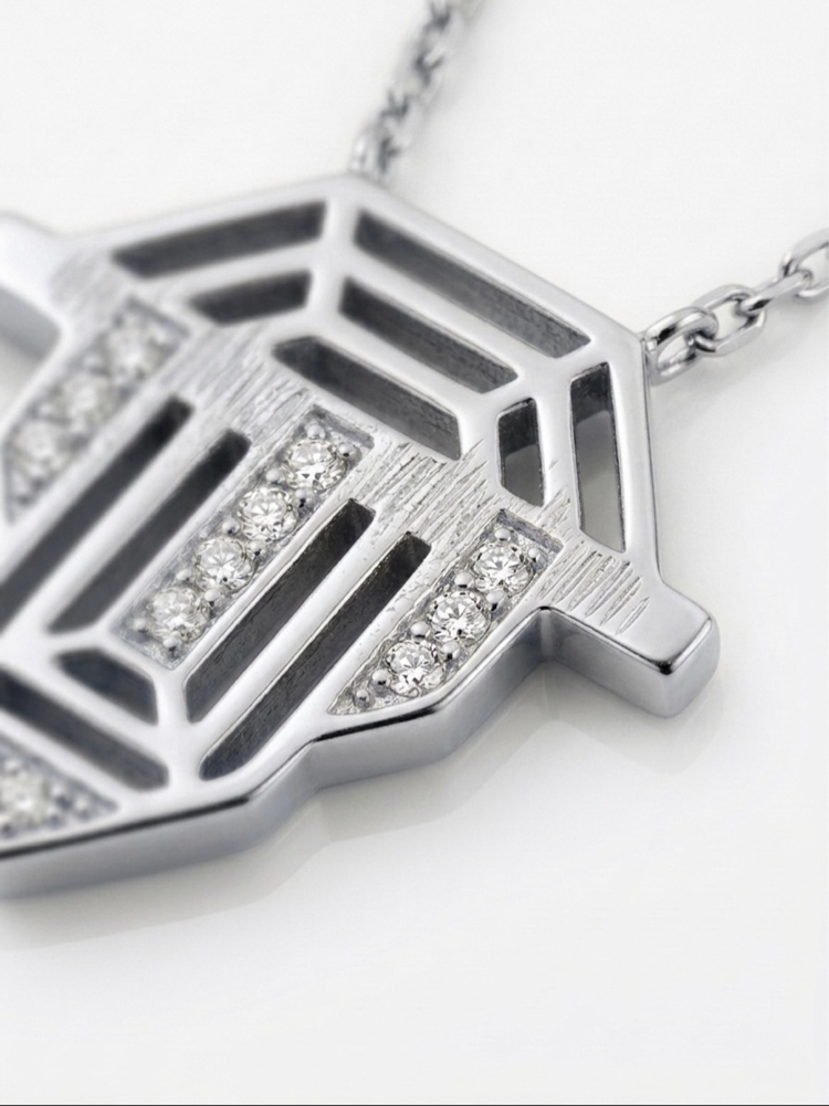 Çelik | Silver Badge Kolye