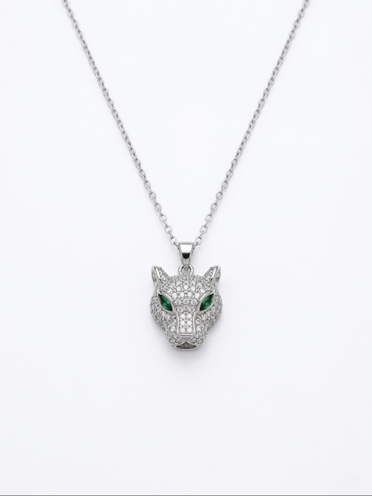 Çelik | Silver Panthere Kolye