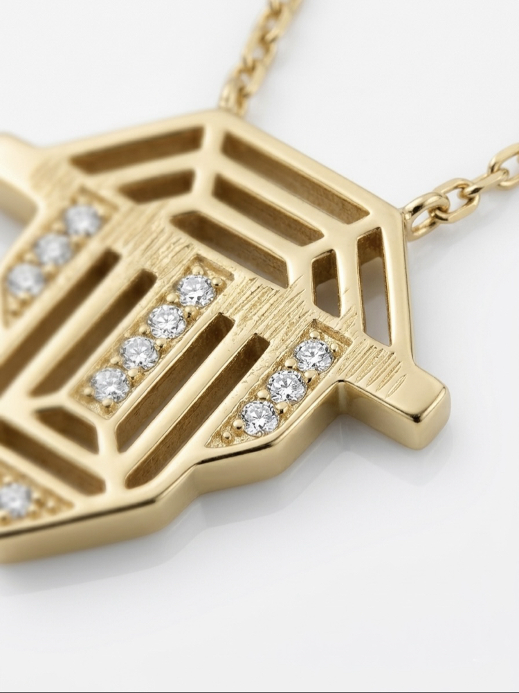 Çelik | Gold Badge Kolye