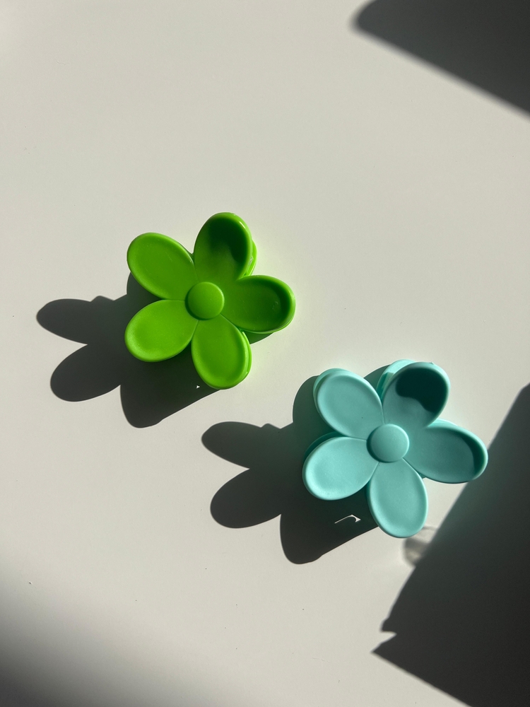 Baby Blue Flower Clips Saç Tokası