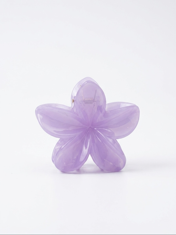 Lila Lotus Saç Tokası