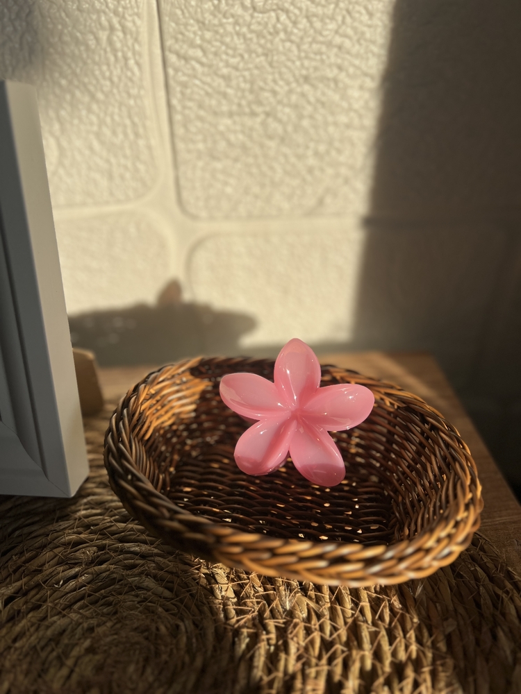 Pembe Lotus Saç Tokası