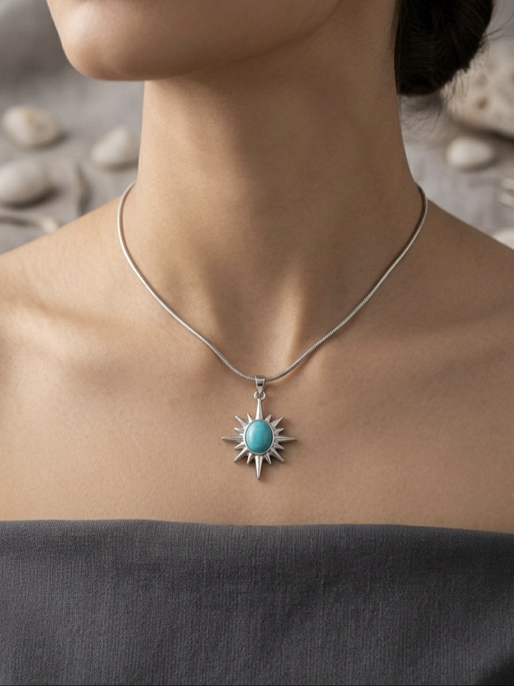 Çelik | Silver Sirius Kolye