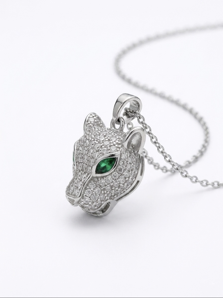 Çelik | Silver Panthere Kolye