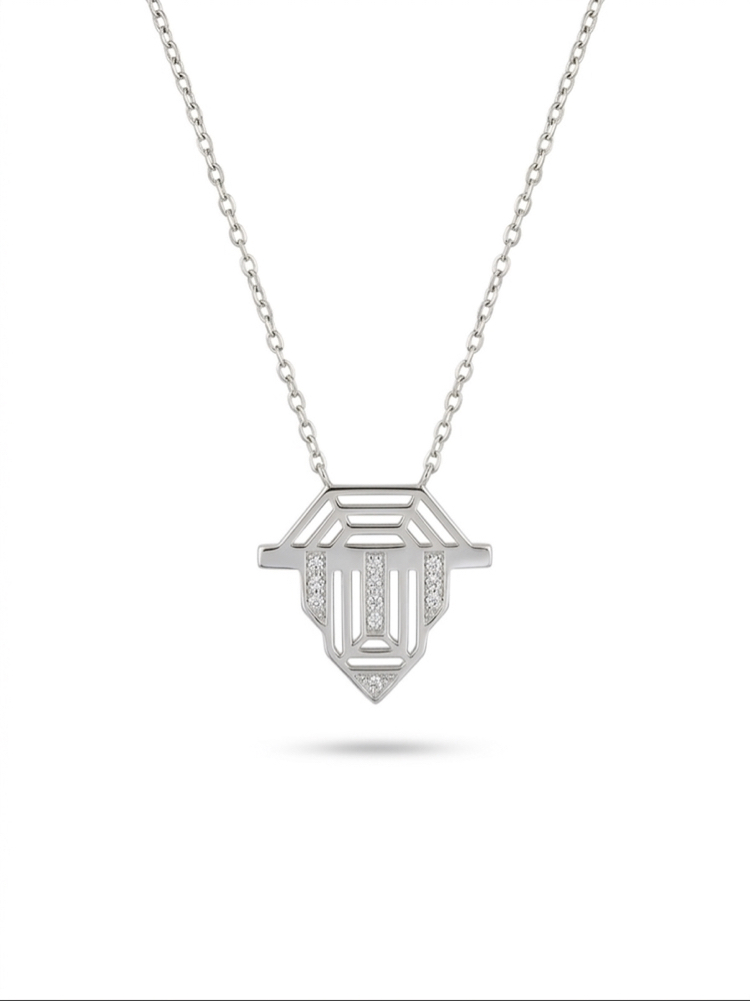 Çelik | Silver Badge Kolye