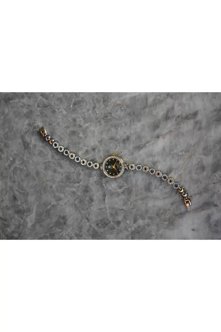 Bella Rosa Green Oval Taşlı Kadın Saat