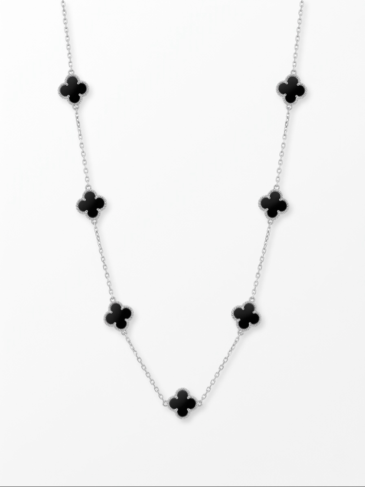 Çelik | Mini silver yonca kolye
