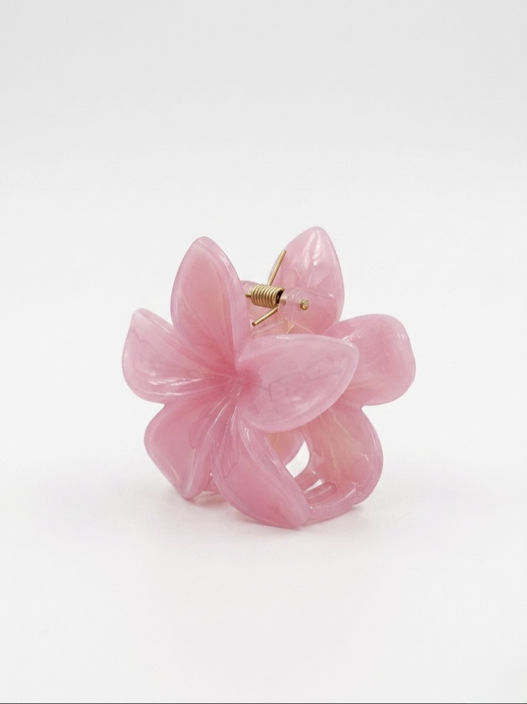 Pembe Lotus Saç Tokası