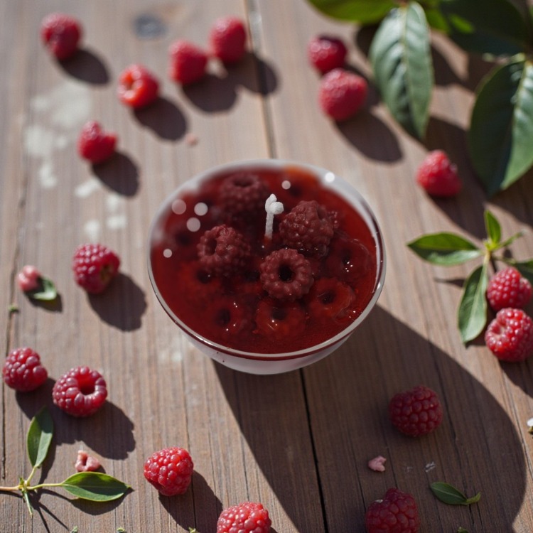 Frambuaz Rüyası Jel Mum – El Yapımı