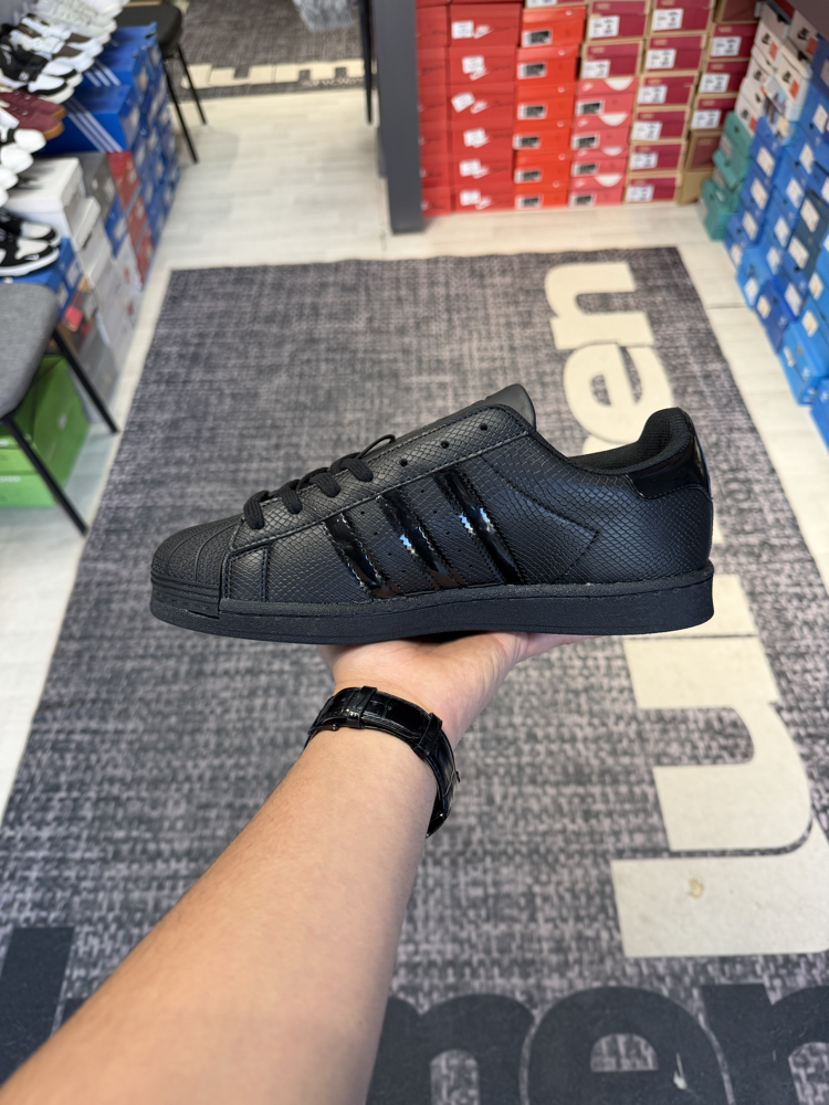 Adidas Superstar Parlak Siyah