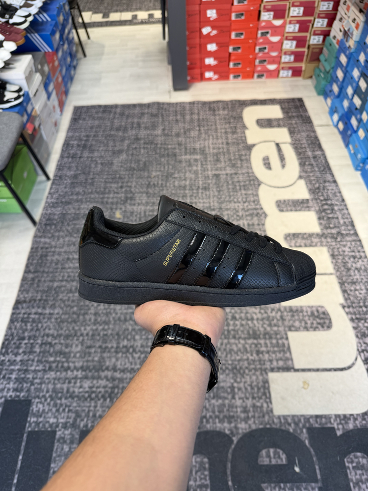 Adidas Superstar Parlak Siyah