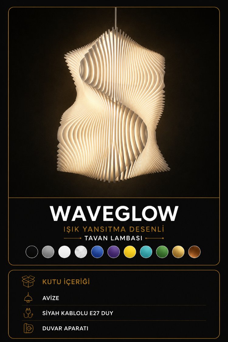 Lumeo | WaveGlow ışık süzmeli avize