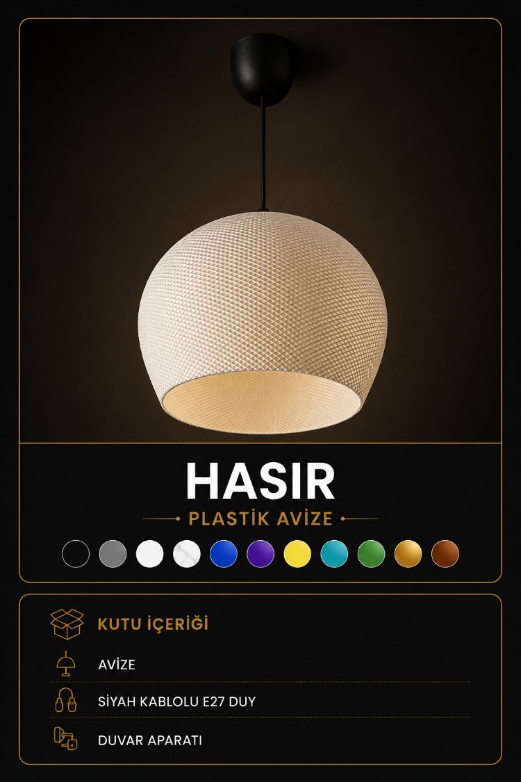 Lumeo | Hasır desenli avize